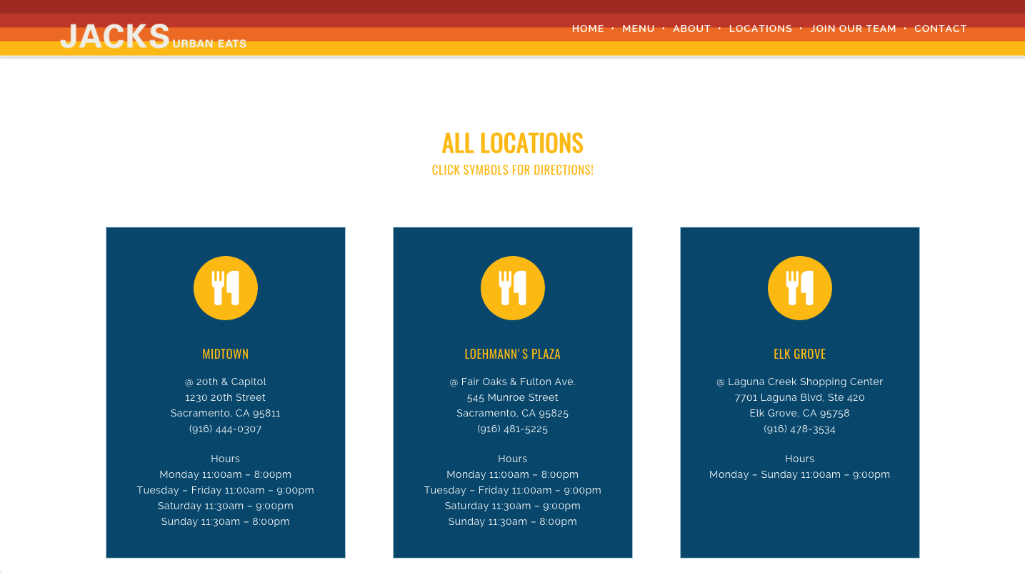 Locations Page